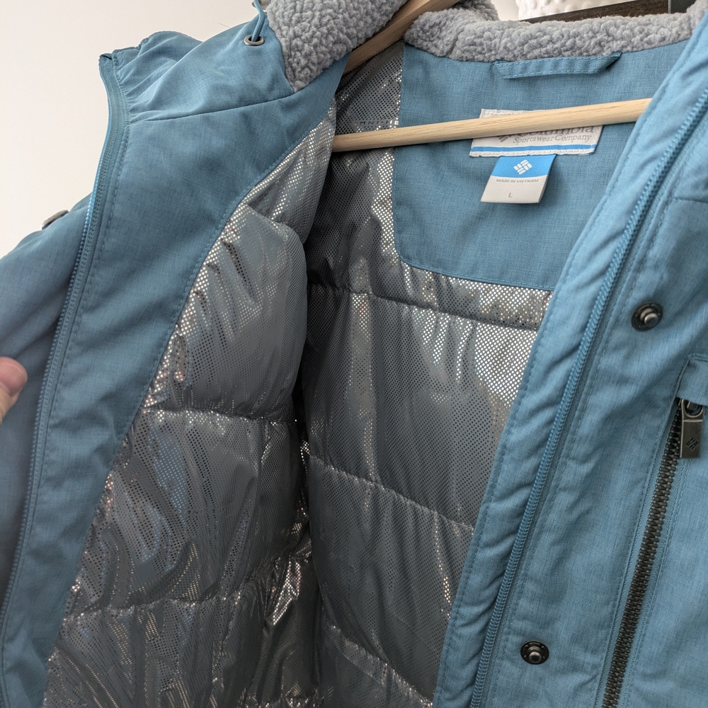 Columbia Women's Blue Hooded Jacket - Picture 4 of 7